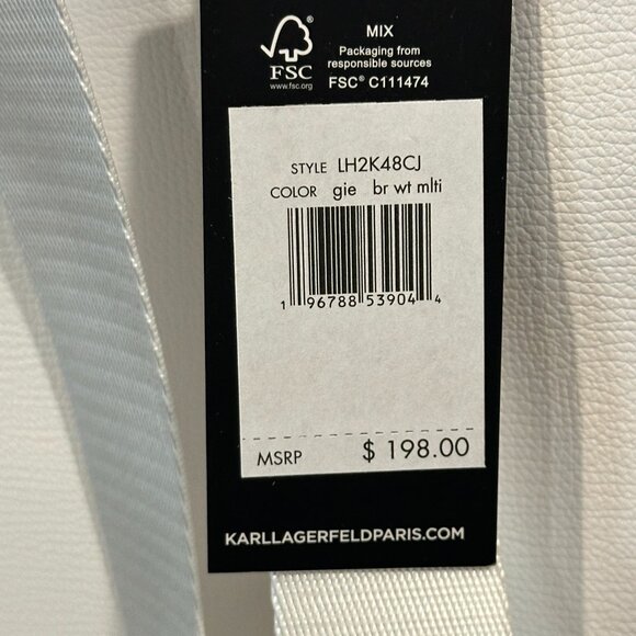 Karl Lagerfeld Women's Backpack Bag LH2K48CJ 11.5 x 10 x 5.5 MSRP 198.00 (E/P) - Picture 6 of 8